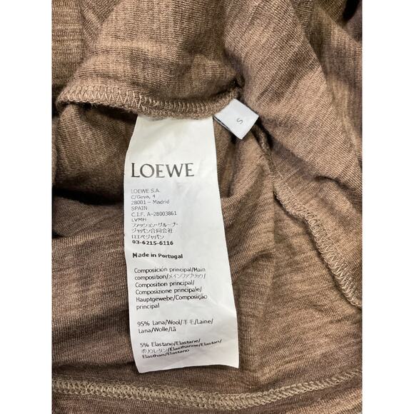 Loewe 'Anagram' Brown Wool Tank Top Size S - Picture 5 of 5